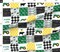 Various Fabrics by the Yard or Fat Quarter Farm Life Wholecloth Green Yellow Black Woodgrain Patchwork Horse Plaid Quilt Themed Cows Horses Custom Printed Fabric by Spoonflower